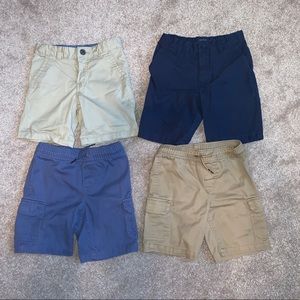 4 pair boys shorts- Nautica, Polo RL, cat & jack